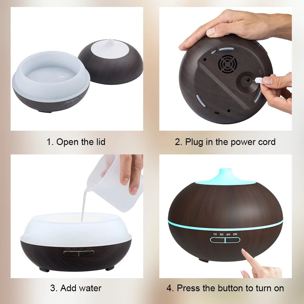 400ml Aroma Diffuser with Ambient Light