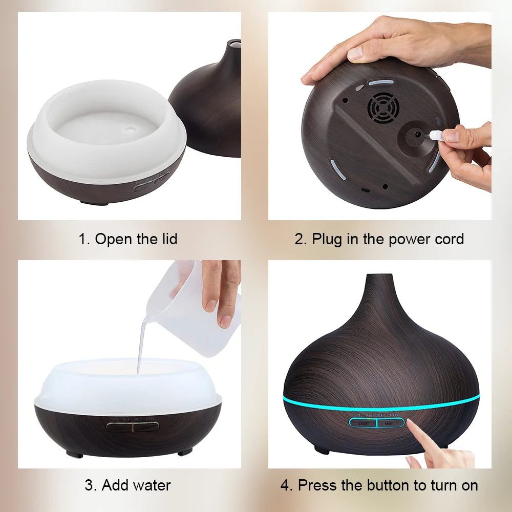 Essential Oil Diffuser & Air Humidifier