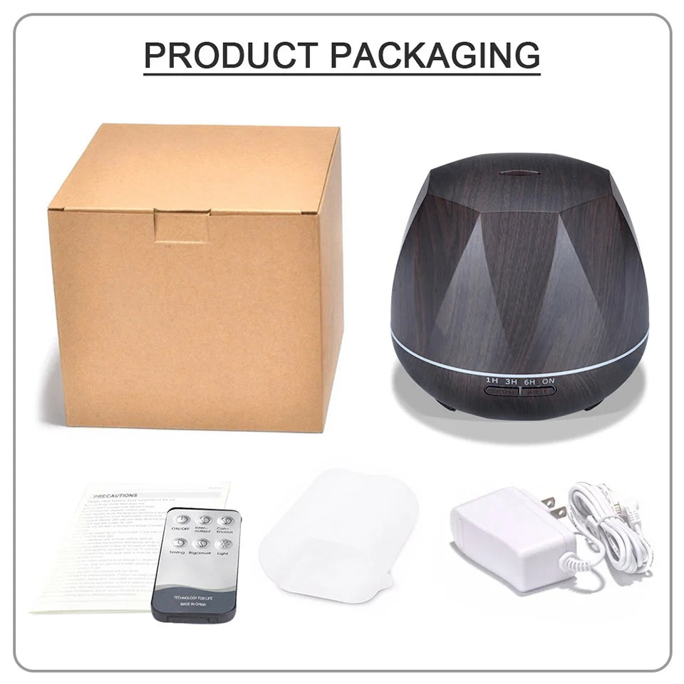 Ultrasonic Essential Oil Diffuser – 550ml / 1000ml