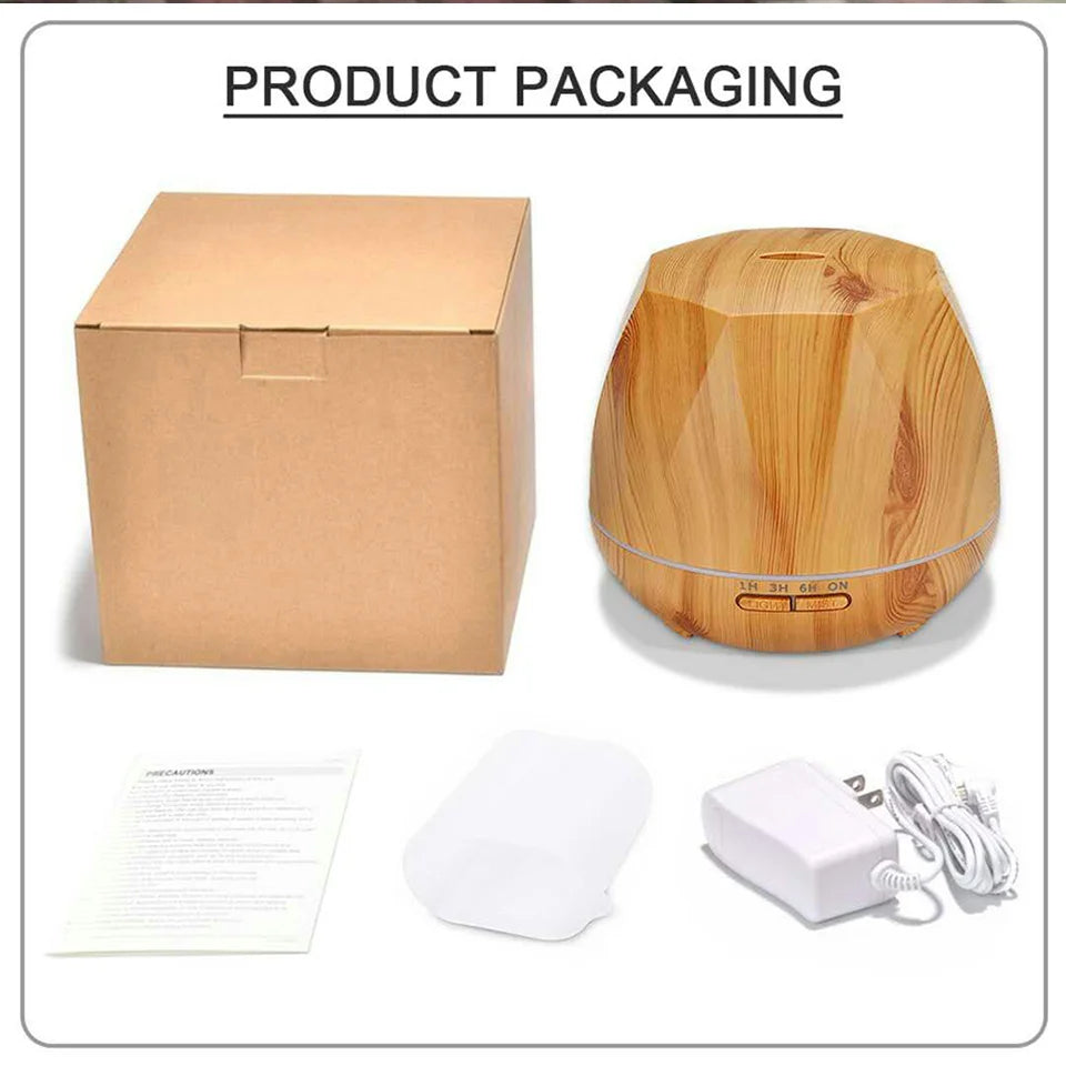 Ultrasonic Essential Oil Diffuser – 550ml / 1000ml